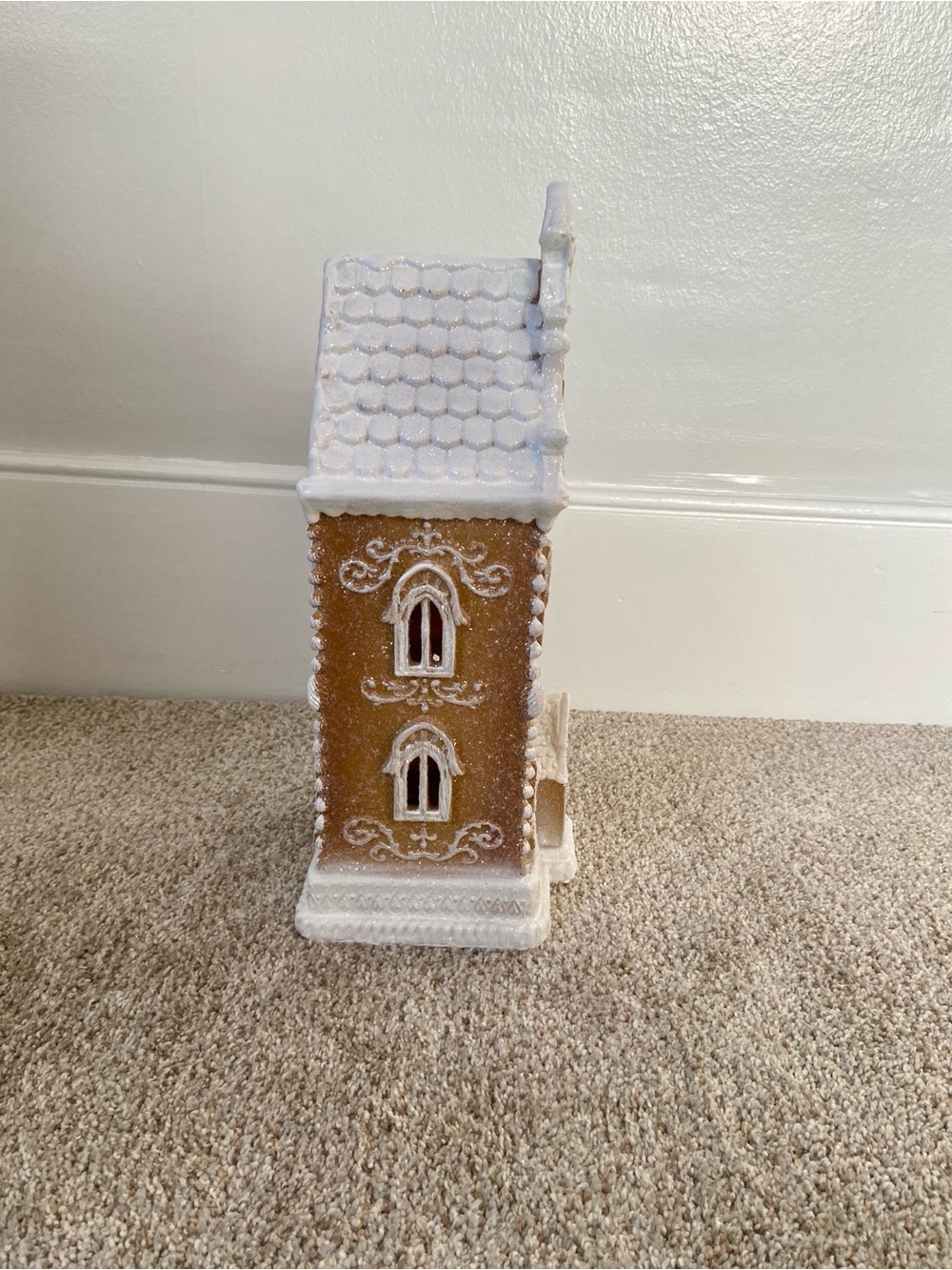 RAZ Imports Lighted LED Gingerbread House Townhouse Christmas Village - Picture 5 of 15